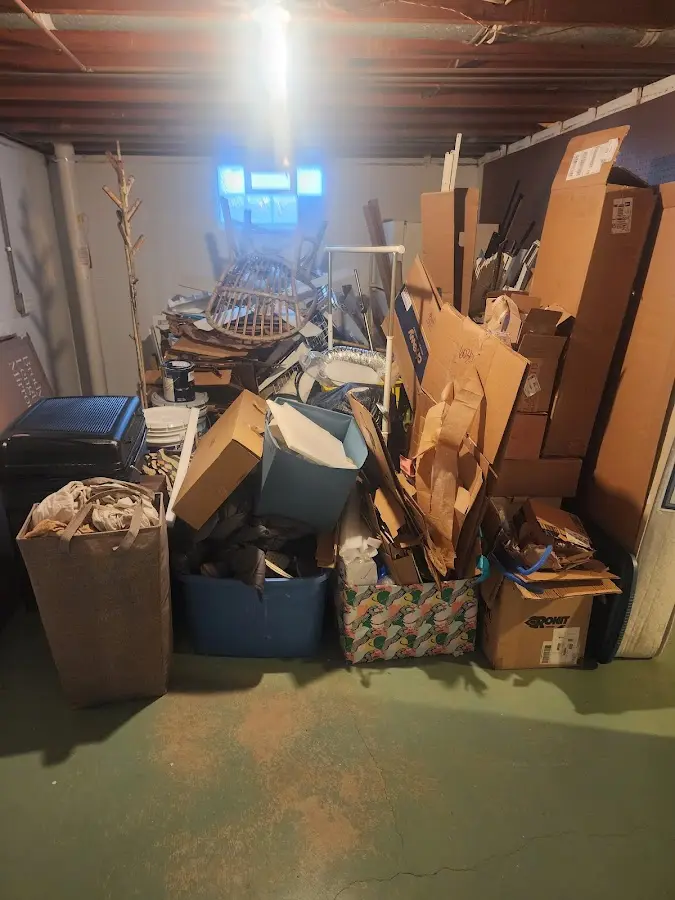 Roll-off dumpster container at job site for Construction Dumpster Rental in Cannon Falls